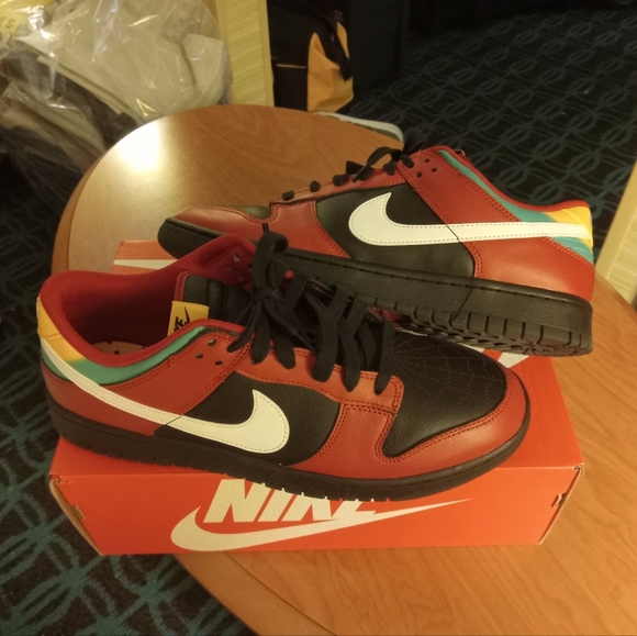 🏍️ Nike Dunk Low DEADPOOL Biker Tattoos 🏍️